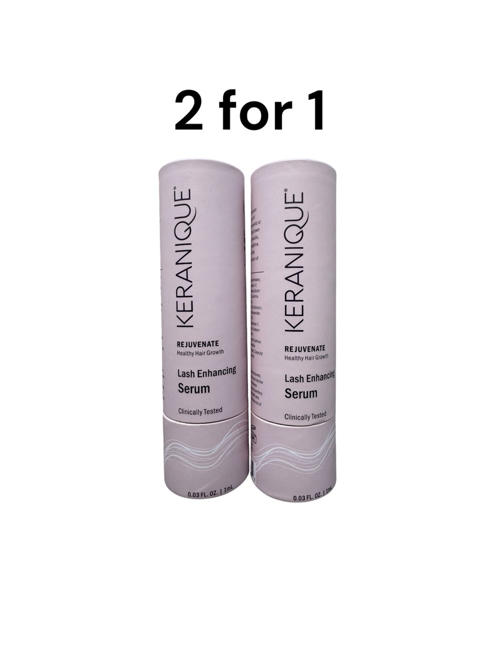 2 for 1 Keranique Lash Enhancing Serum NEW Lash Conditioning Treatment BOGO